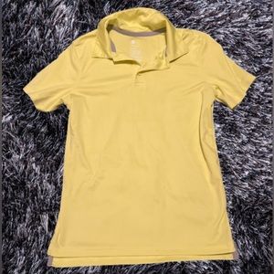 Boys All in Motion dri-fit polo shirt, neon yellow, size M